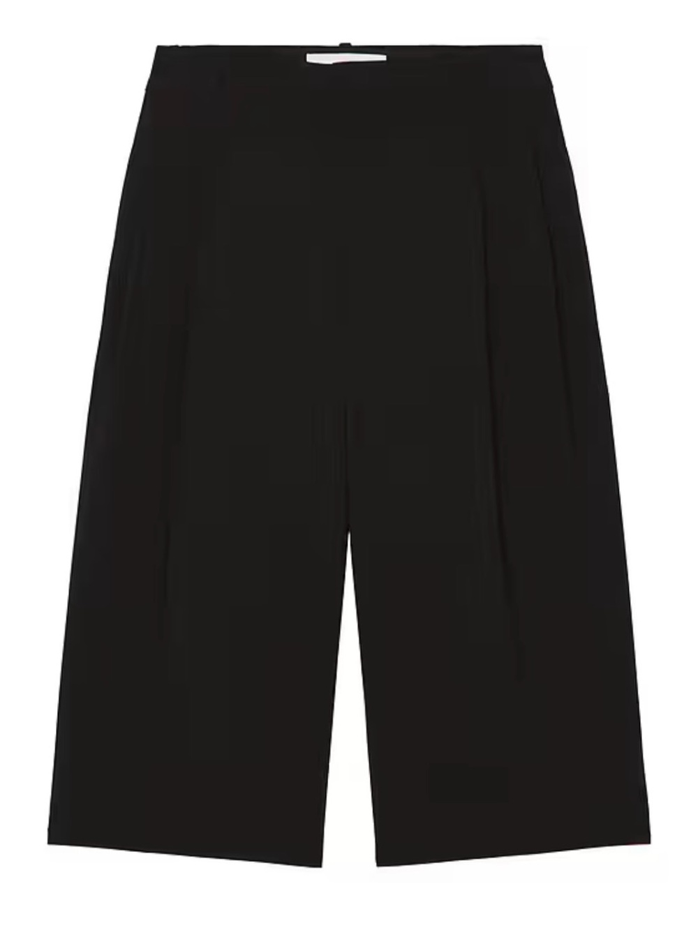REVOLVE Black Wide-Leg Bermuda Shorts